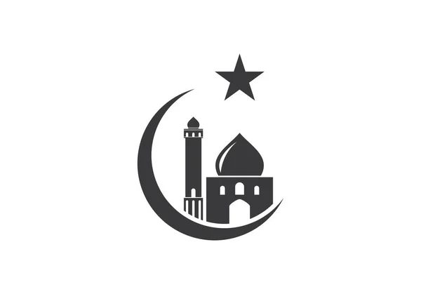 Islam Camii logo vektör — Stok Vektör