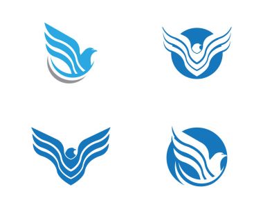 Kanat Falcon Logo şablonu