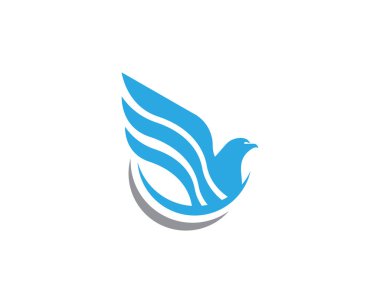 Kanat Falcon Logo şablonu