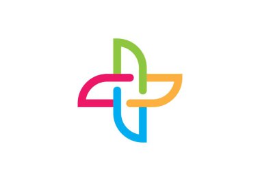 Sağlık tıbbi logo şablonu