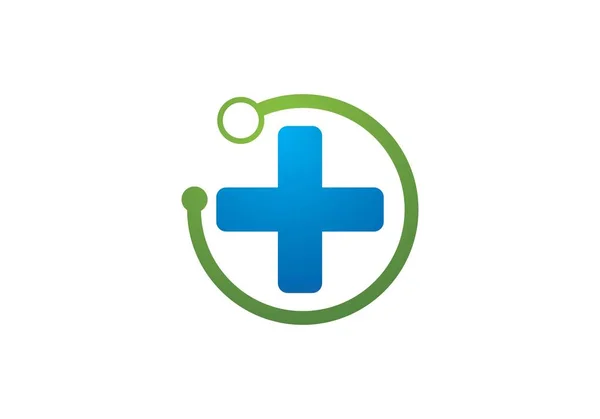 Salud plantilla de logotipo médico — Archivo Imágenes Vectoriales