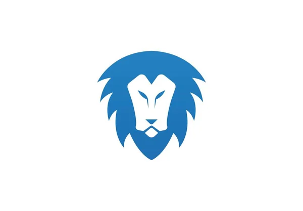 Logotipo da cabeça do leão — Vetor de Stock