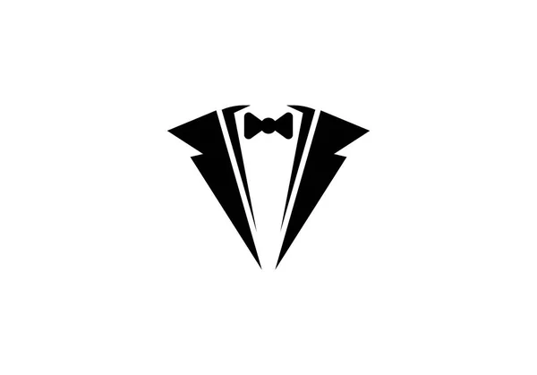 Tuxedo logo sjabloon — Stockvector