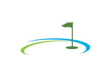Golf Logo şablonu 
