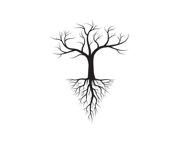 Modèle de logo icône arbre vecteur — Image vectorielle