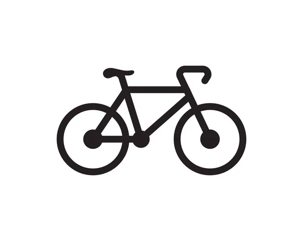 Bicicleta icono logotipo diseño plantilla — Vector de stock