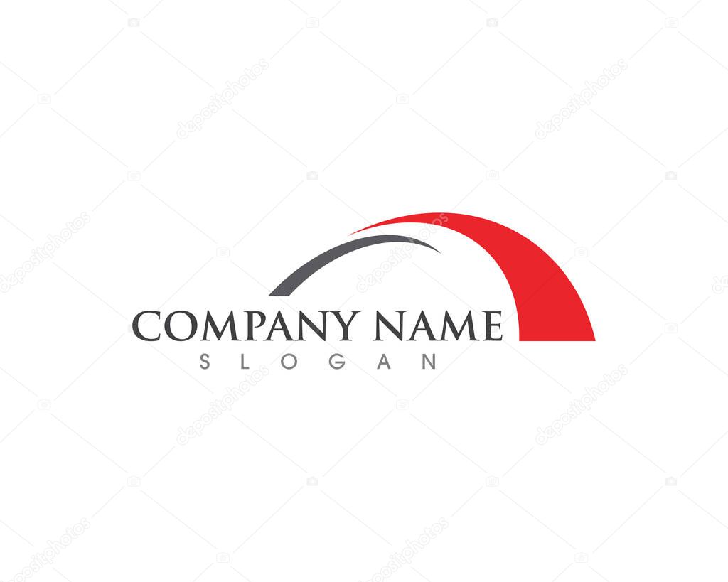 Bridge icon vector illustration Logo template design