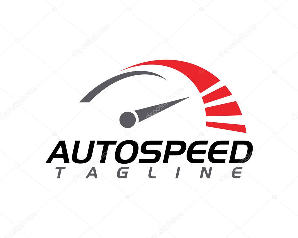 speed Auto car Logo Template