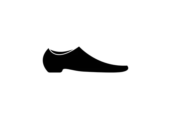 Sapatos masculinos logotipo vetor — Vetor de Stock