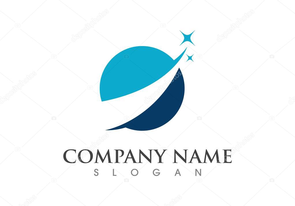 Faster Logo Template vector icon illustration design