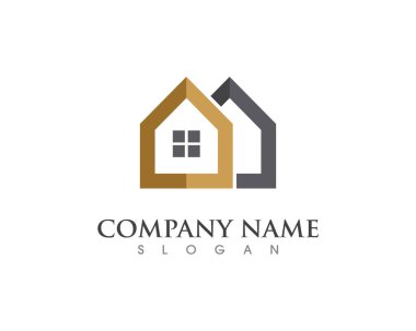 Mülkiyet ve inşaat logosu tasarımı