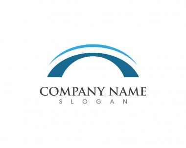 Köprü simge vektör çizim Logo