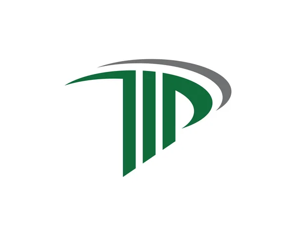 Kolumnę ikona Logo szablon wektor — Wektor stockowy