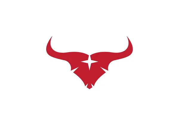 Modello logo toro — Vettoriale Stock