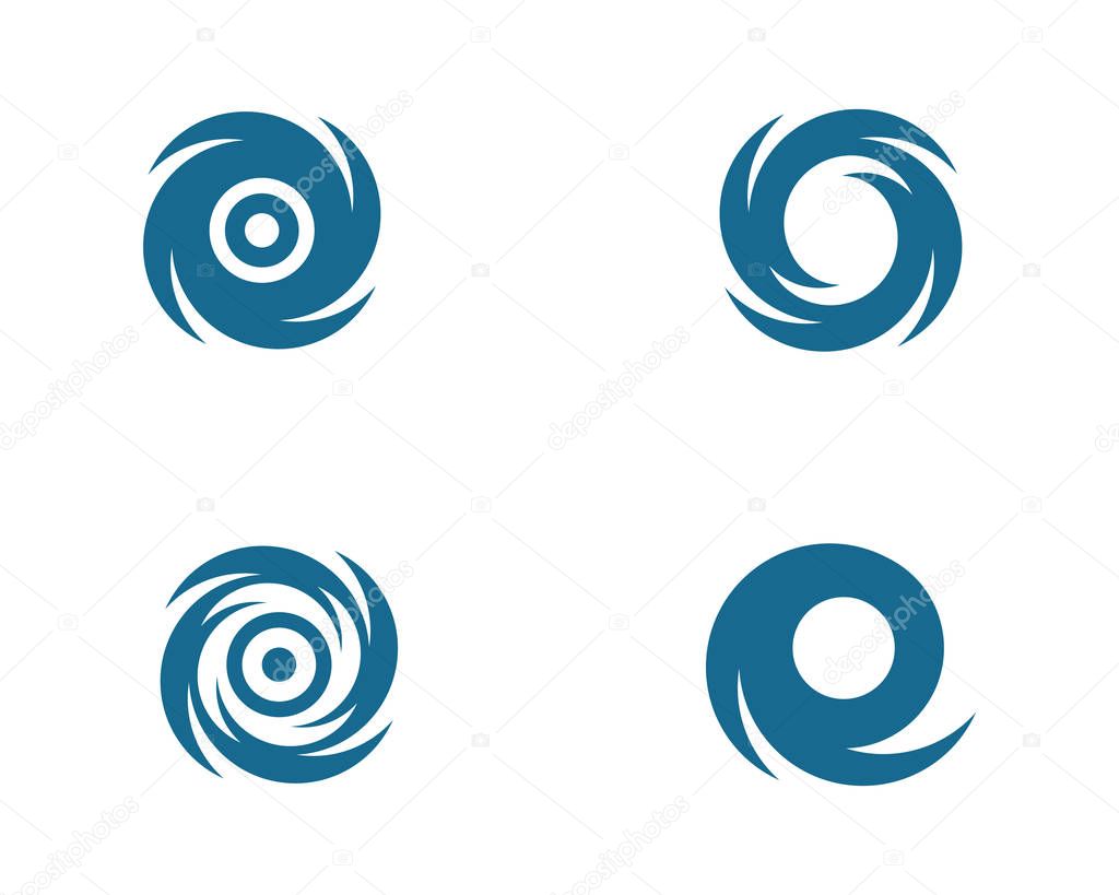 Vortex vector illustration icon Logo Template design