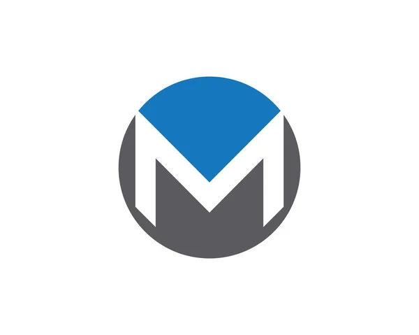 M brief Logo sjabloon Vector icon — Stockvector