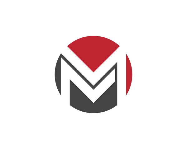 M brief Logo sjabloon Vector icon — Stockvector