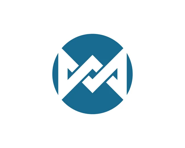M dopis Logo šablona vektorové ikony — Stockový vektor