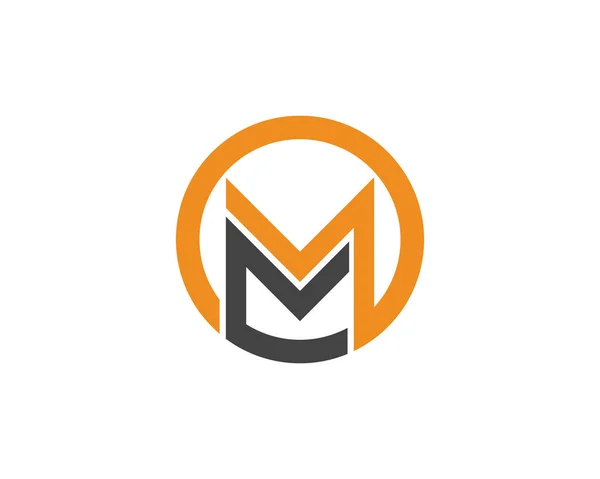 M brief Logo sjabloon Vector icon — Stockvector