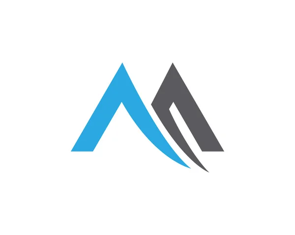 M Letter Logo Template Vector Icon — Stock Vector