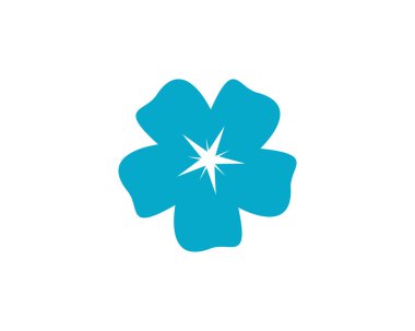 Plumeria çiçek simge vektör çizim