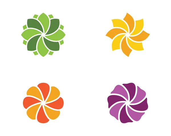 Schönheit Vektor Ikone Blumen — Stockvektor