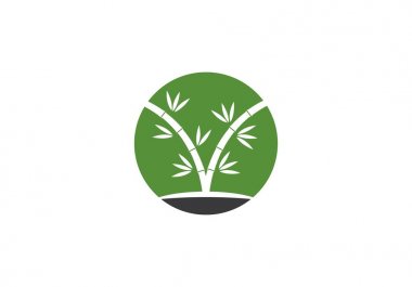Bambu halat logo vektör