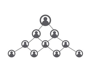 İnsanlar ağ ve Sosyal Icon