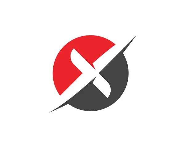 X Letter Logo Template vector icon — Stock Vector