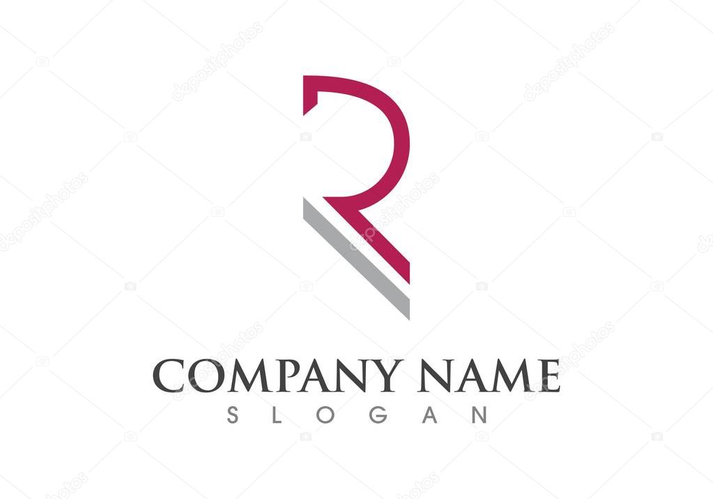 R Letter Logo Business Template Vector icon