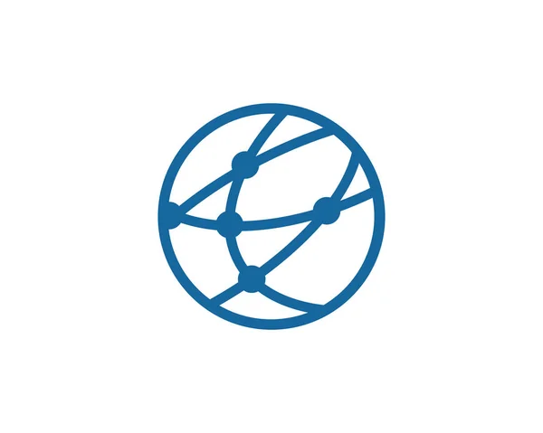 Global technology icon design — Stock Vector