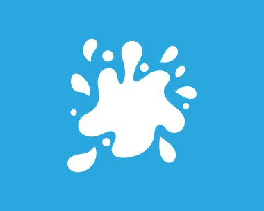 Splash vektör simge illüstrasyon tasarım öğe şablonu