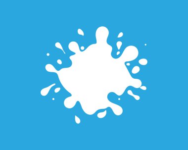 Splash vektör simge illüstrasyon tasarım öğe şablonu