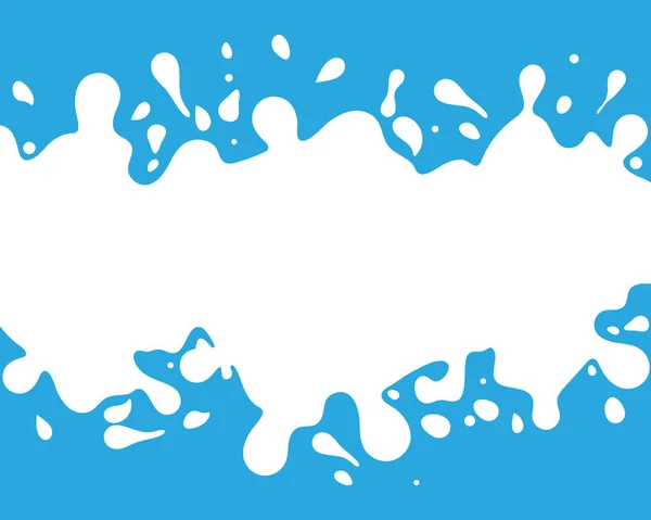 Splash Vector Icona Illustrazione Elemento Design Modello — Vettoriale Stock