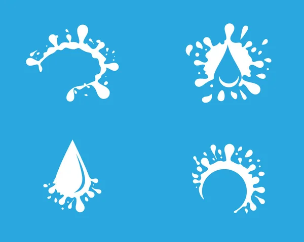 Splash Vektor Symbol Illustration Design Element Vorlage — Stockvektor
