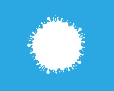 Splash vektör simge illüstrasyon tasarımı