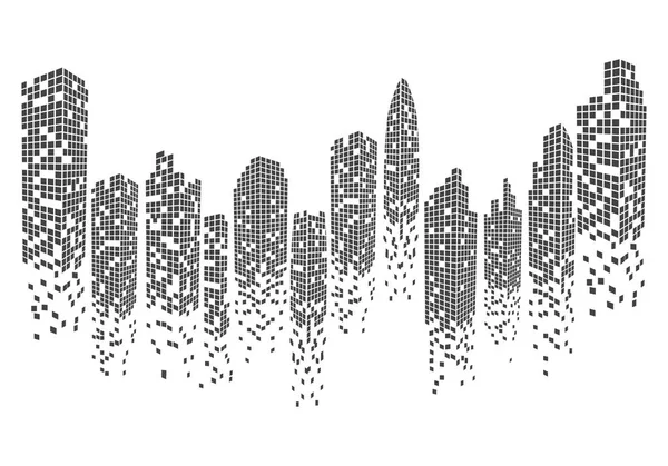 City skyline vektor illustration — Stock vektor