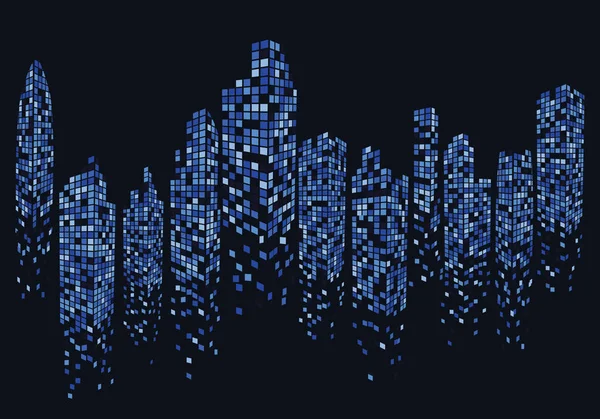 City skyline vektoros illusztráció design — Stock Vector