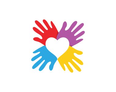 El Bakımı Logo Şablonu vektör simgesi