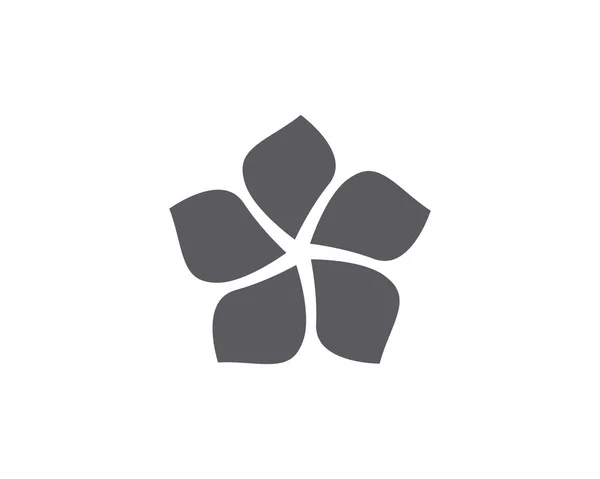 Jasmin Blume Symbol Logo Vorlage — Stockvektor