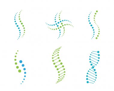 Omurga tanılama sembol logo şablonu 