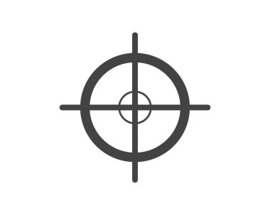 Odak logosu şablon vektör simgesi