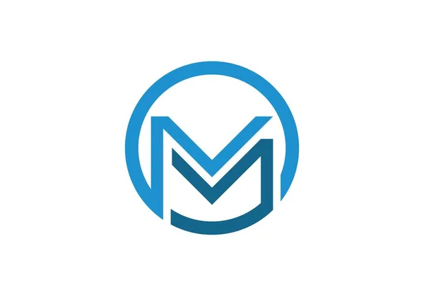 Letter M-logo — Stockvector