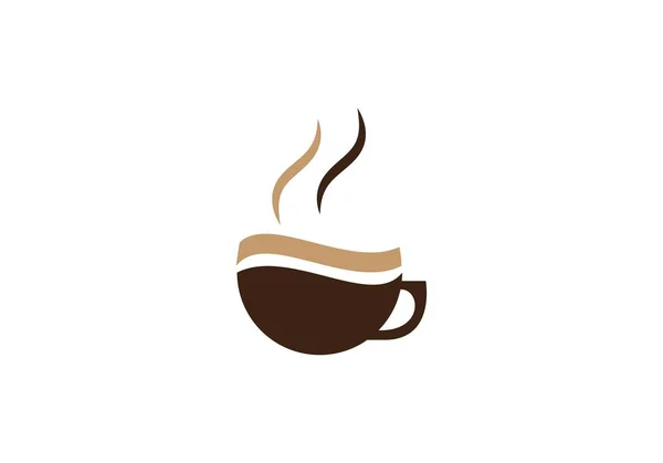 Plantilla logo café — Vector de stock