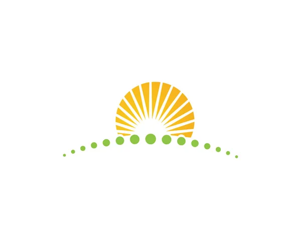 Sun Vector illustration Logo Template design — Stock Vector