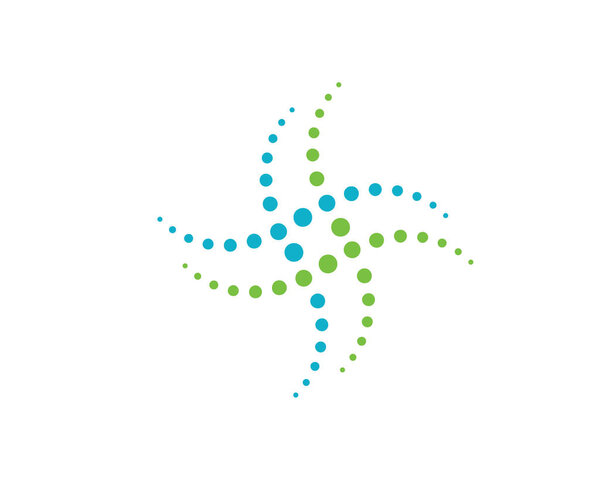 Spine diagnostics symbol logo template 