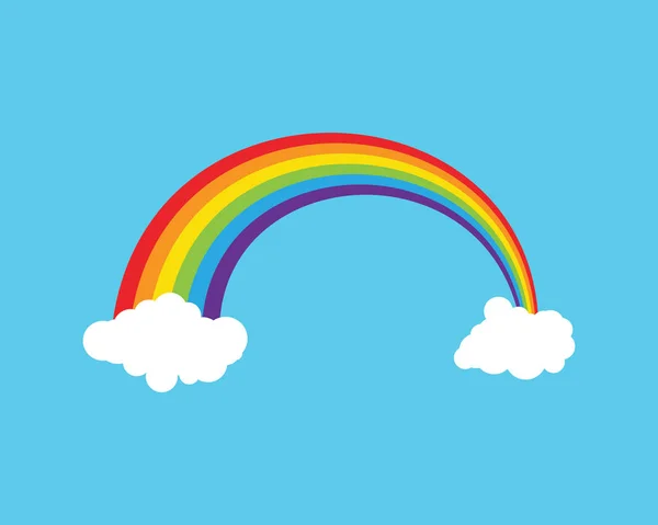 Vorlagenvektor für Regenbogen-Symbole — Stockvektor