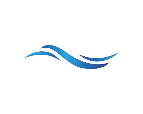 Icono de onda de agua vector ilustración — Vector de stock