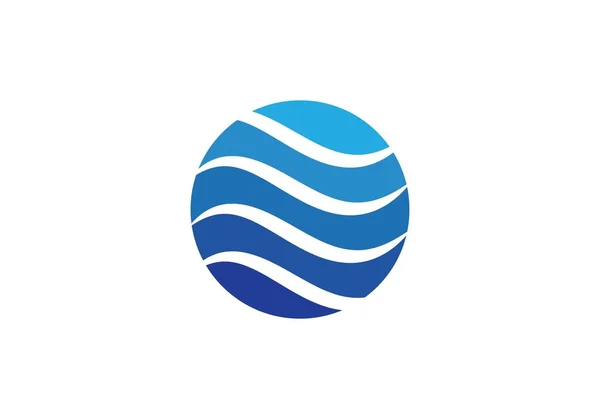 Logo vague d'eau — Image vectorielle