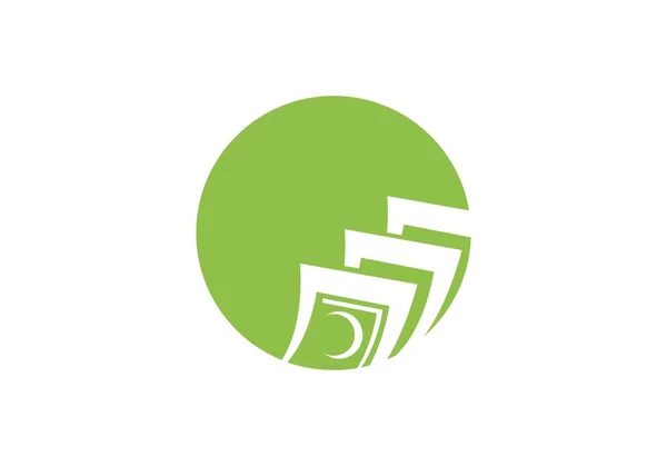 Modèle de logo professionnel de financement des entreprises — Image vectorielle